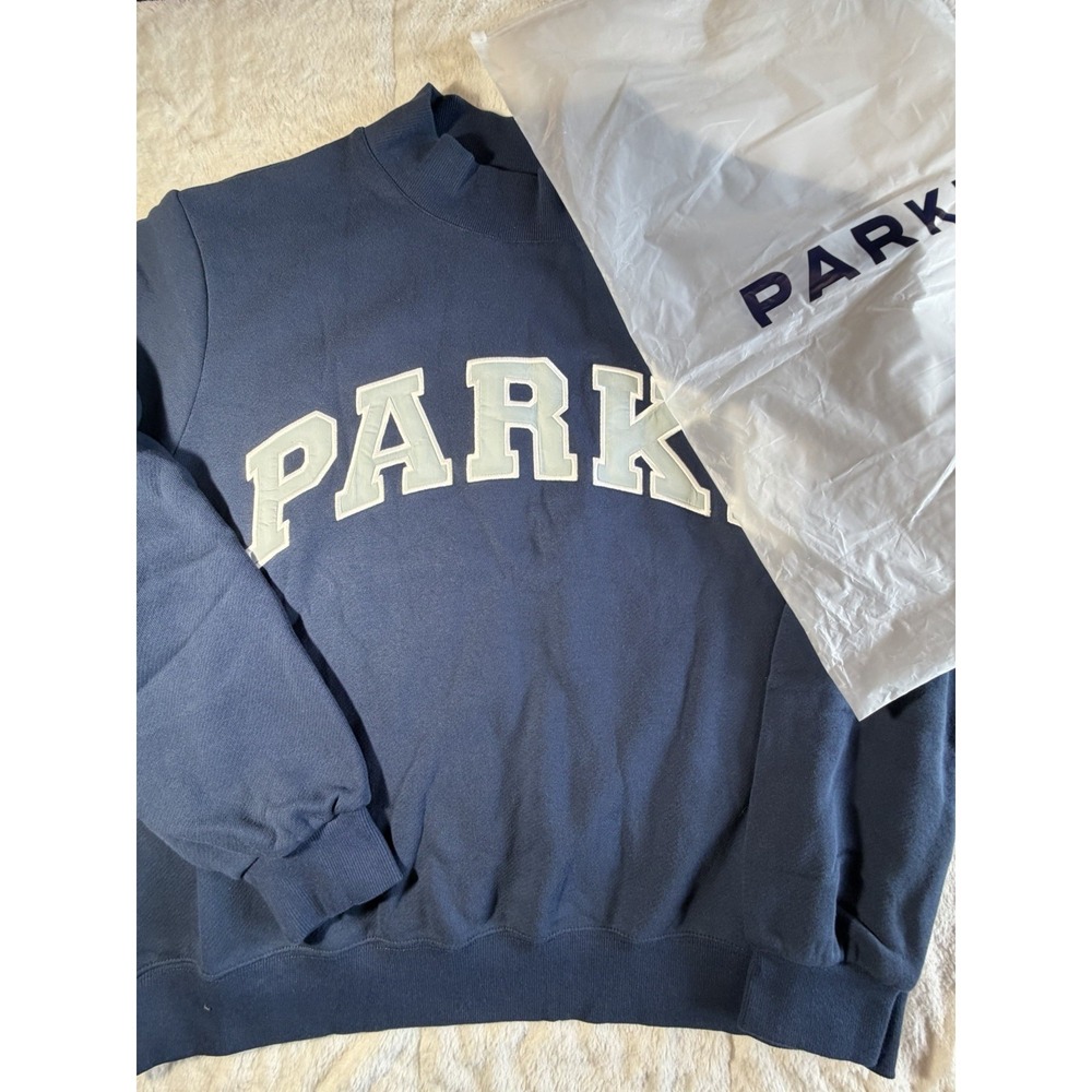 PARKE Seabreeze Mockneck Sweatshirt - L/XL - NEW WITH BAG